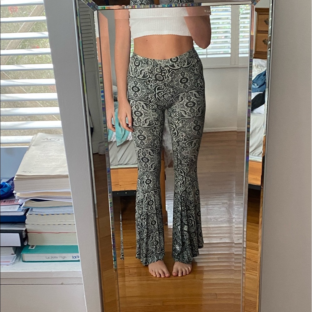 Abercrombie flare pants worn once